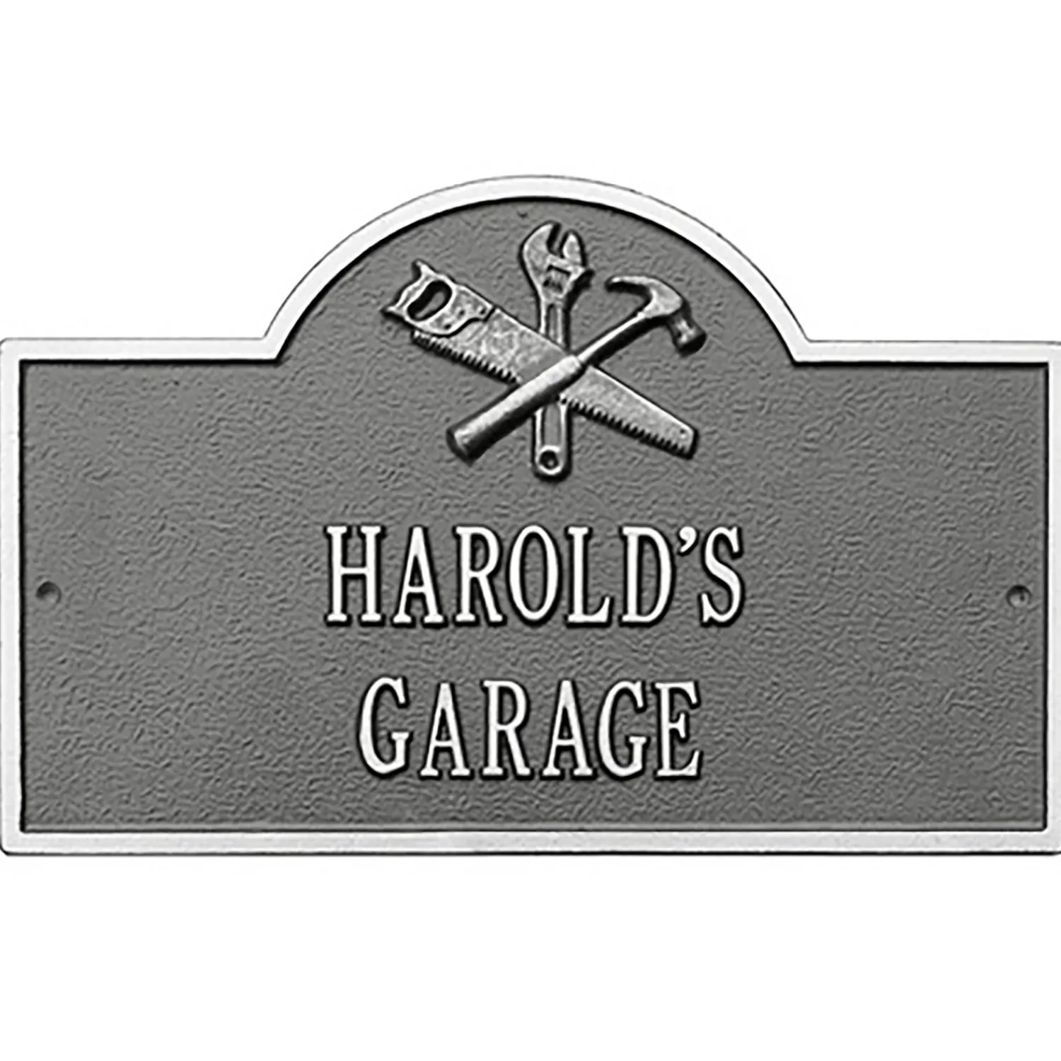Plow & Hearth Address Signs & Wall Plaques>Workshop Arch Personalized Plaque
