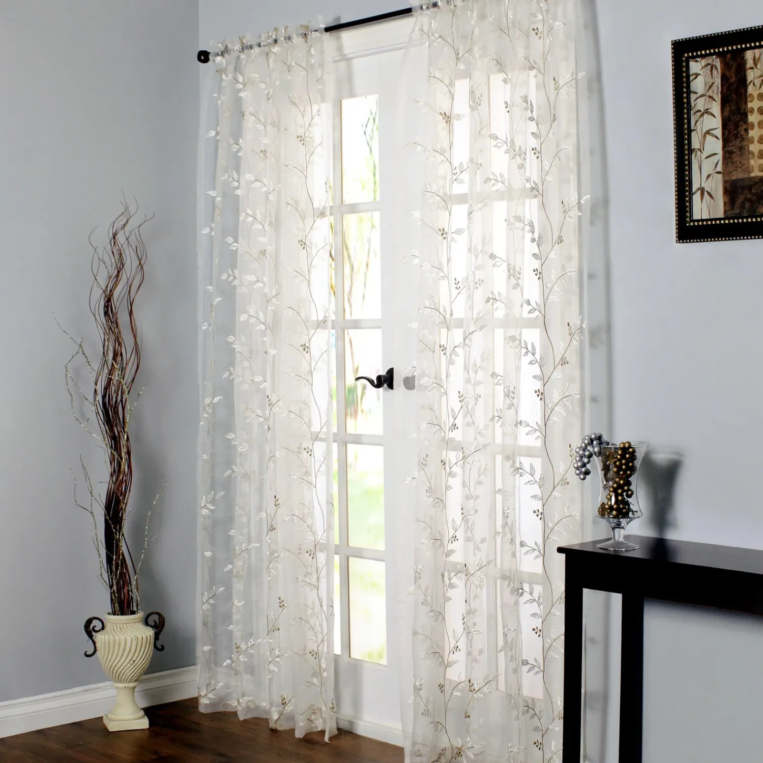 Plow & Hearth Curtain Panels>Wythe Rod Pocket Curtain Panel, 54"W x 84"L