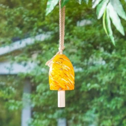 Plow & Hearth Wind Chimes & Mobiles>Yellow Swirl Chime