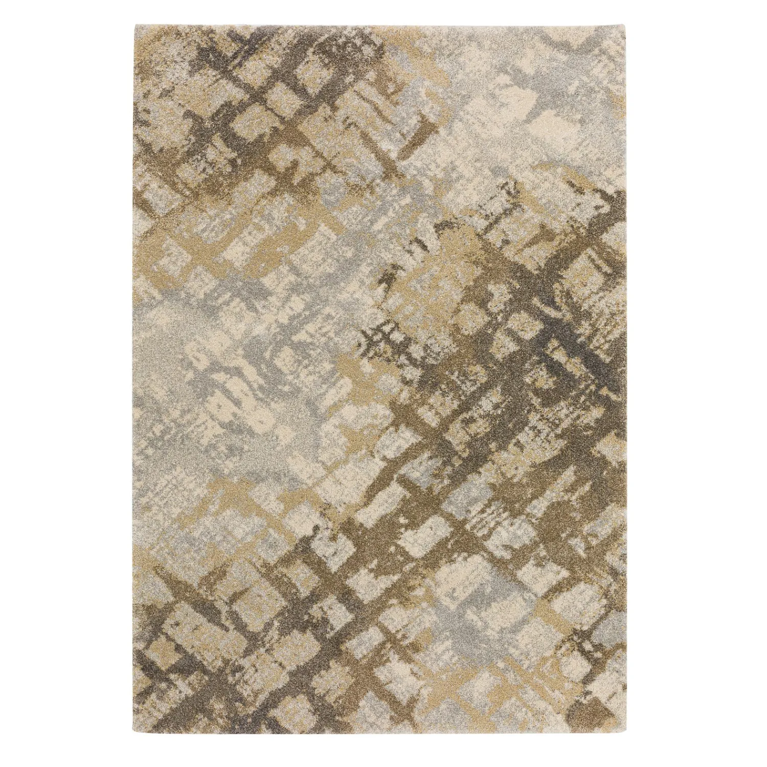 Plow & Hearth Area Rugs>York Easy Care Rug, 3'3" x 5'1" Silver